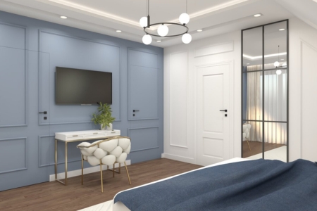Projekt sypialni - styl klasyczny | Biuro projektowe Ka Studio Katarzyna Sakowska Lublin