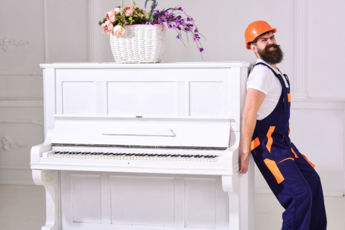 Przenoszenie pianina podczas przeprowadzki